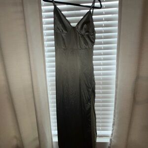 Beginning Boutique Olive Green Dress